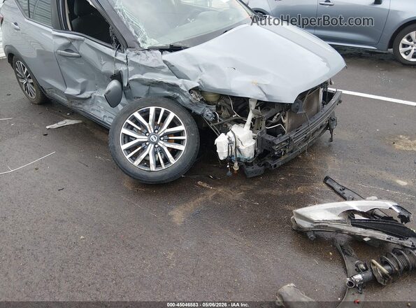 3N1CP5CV9ML480595 2021 NISSAN KICKS Gray Вид спереду