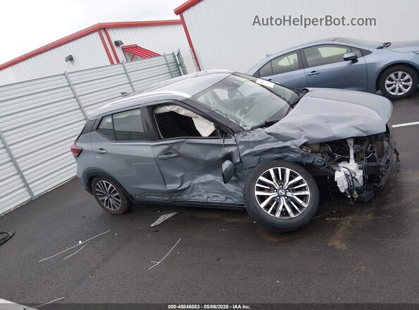 3N1CP5CV9ML480595 2021 NISSAN KICKS Gray Панорамний вид салону 360°