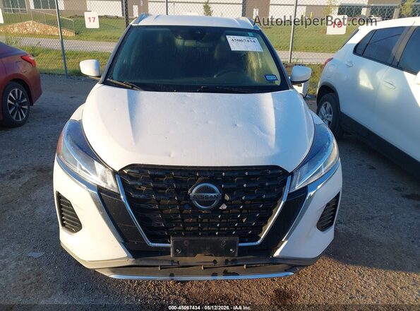 3N1CP5CV9ML537149 2021 NISSAN KICKS White Вид щитка приладів