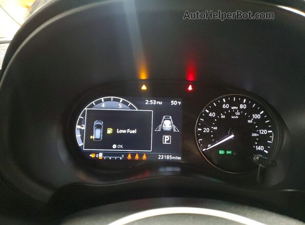 3N1CP5CV9ML566554 2021 NISSAN KICKS Черный Вид щитка приборов