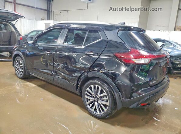 3N1CP5CV9ML566554 2021 NISSAN KICKS Черный Задняя левая четверть