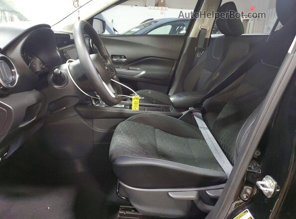3N1CP5CV9ML566554 2021 NISSAN KICKS Черный Вид салона спереди