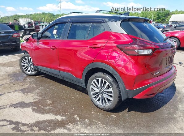3N1CP5CV9NL488407 2022 NISSAN KICKS Красный Задняя левая четверть