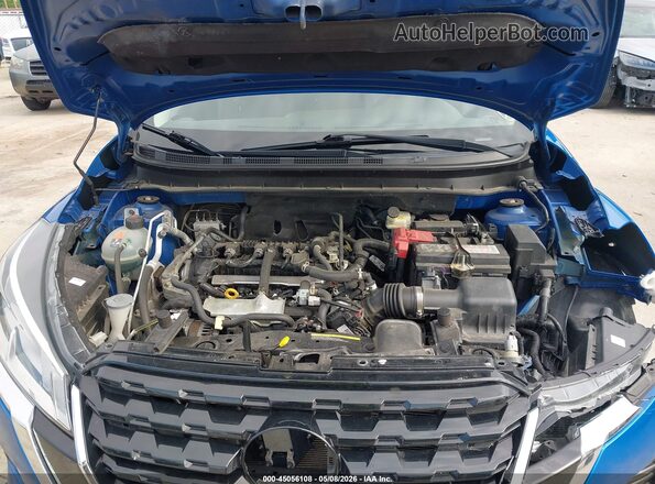 3N1CP5CVXML503849 2021 NISSAN KICKS Blue Rear view
