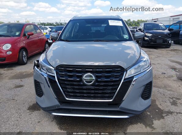 3N1CP5CVXML564277 2021 NISSAN KICKS Gray Սարքավորումների վահանակի տեսք