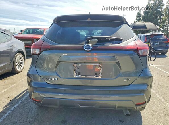 3N1CP5DV0ML491001 2021 NISSAN KICKS Gray Rear view