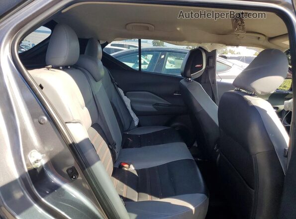 3N1CP5DV0ML491001 2021 NISSAN KICKS Gray Rear seats view