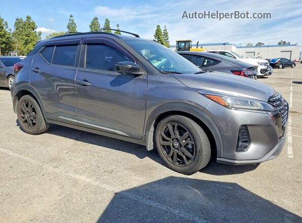 3N1CP5DV0ML491001 2021 NISSAN KICKS Gray Front right
