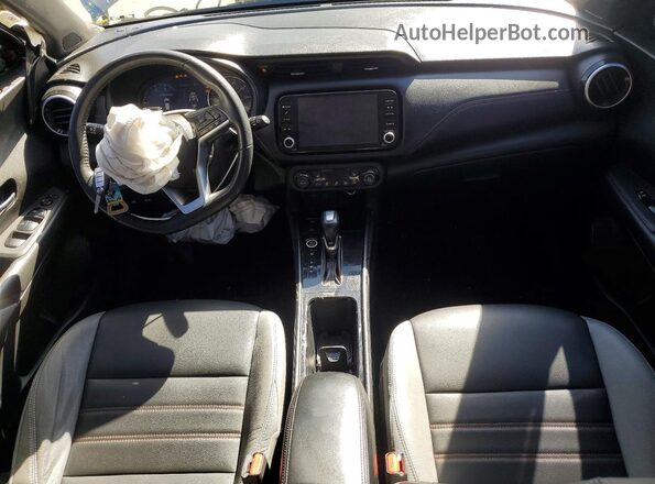 3N1CP5DV0ML491001 2021 NISSAN KICKS Gray Dashboard view