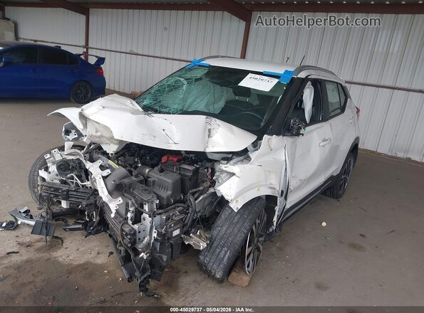 3N1CP5DV1LL485111 2020 NISSAN KICKS White წინა მარცხენა ხედი სამი მეოთხედიდან