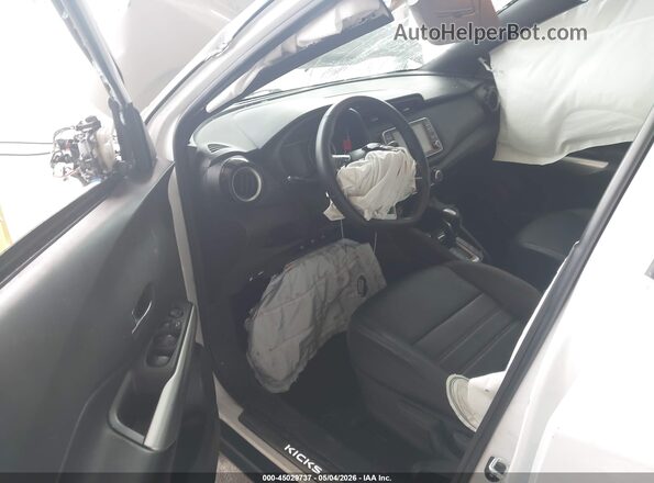 3N1CP5DV1LL485111 2020 NISSAN KICKS White წინა სალონის ხედი