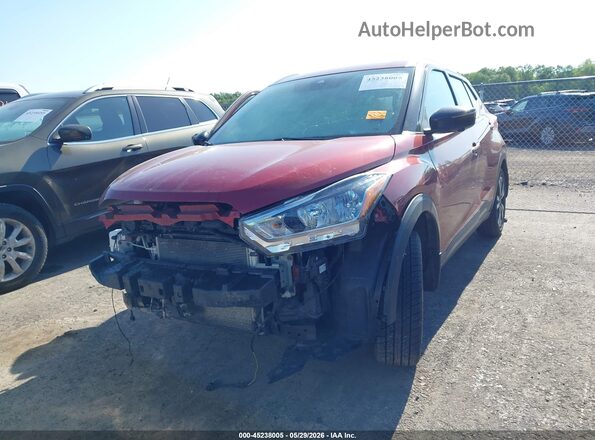 3N1CP5DV3LL481223 2020 NISSAN KICKS Red Vista tres cuartos delantera izquierda