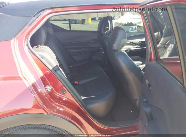 3N1CP5DV3LL525799 2020 NISSAN KICKS Red VIN კოდის სტიკერის ხედი
