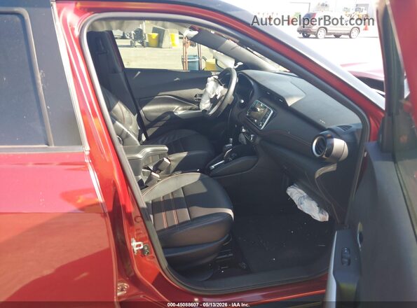 3N1CP5DV3LL525799 2020 NISSAN KICKS Red წინა სალონის ხედი