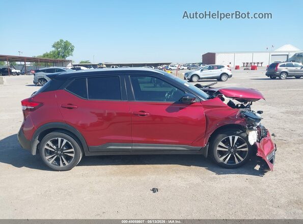 3N1CP5DV3LL525799 2020 NISSAN KICKS Red სალონის 360-გრადუსიანი ხედი