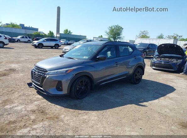 3N1CP5DV3NL530410 2022 NISSAN KICKS Gray 