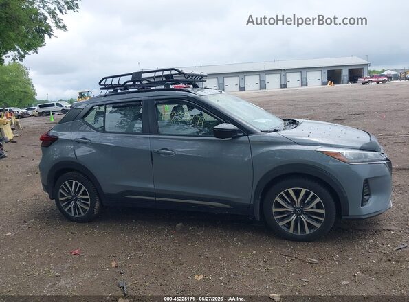 3N1CP5DV4PL513067 2023 NISSAN KICKS Gray Widok wnętrza z tyłu