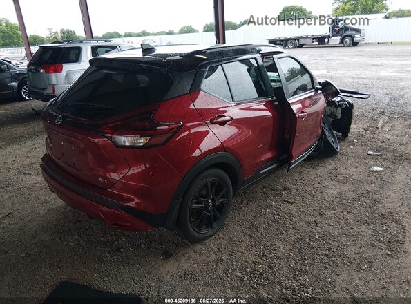 3N1CP5DV4PL525106 2023 NISSAN KICKS Burgundy უკანა მარჯვენა