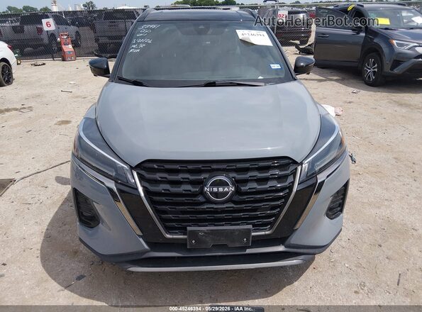 3N1CP5DV5PL541783 2023 NISSAN KICKS Gray Вид панелі приладів