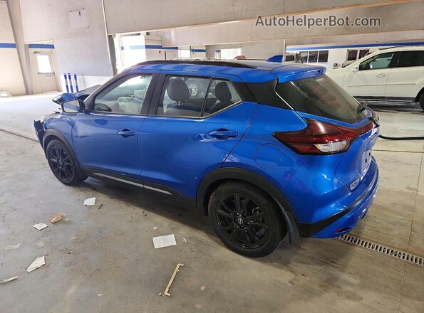 3N1CP5DV6PL548483 2023 NISSAN KICKS Blue Trasero izquierdo
