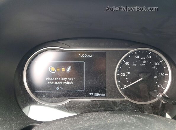 3N1CP5DV8LL554411 2020 NISSAN KICKS Gray ხელსაწყოთა პანელის ხედი
