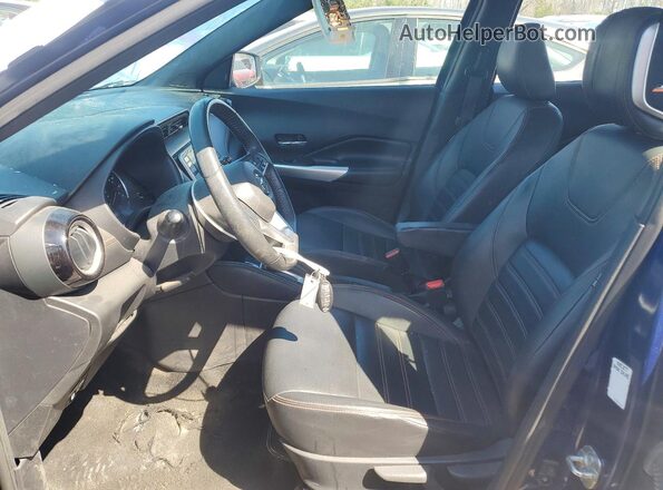 3N1CP5DV8LL579468 2020 NISSAN KICKS Blue წინა სალონის ხედი