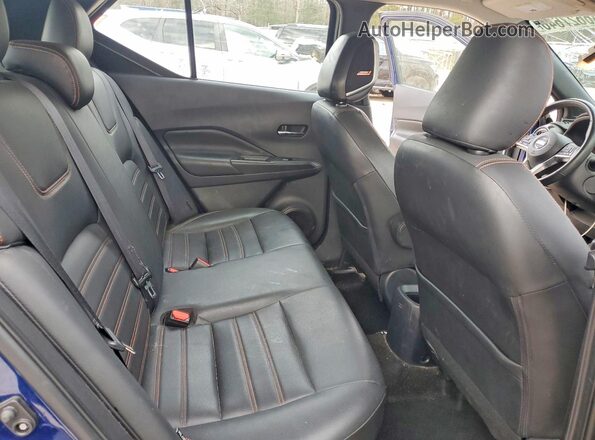 3N1CP5DV8LL579468 2020 NISSAN KICKS Blue უკანა სალონის ხედი