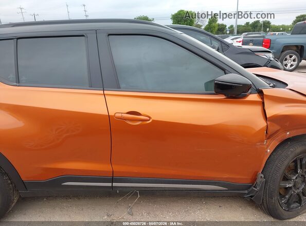 3N1CP5DV8NL528104 2022 NISSAN KICKS Orange Вид щитка приладів
