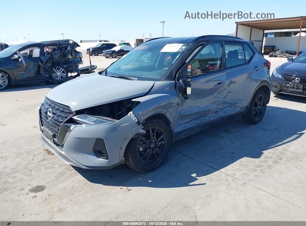 3N1CP5DV8PL551711 2023 NISSAN KICKS Gray Front left