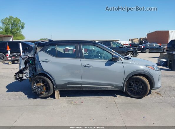 3N1CP5DV8PL551711 2023 NISSAN KICKS Gray 360 interior view