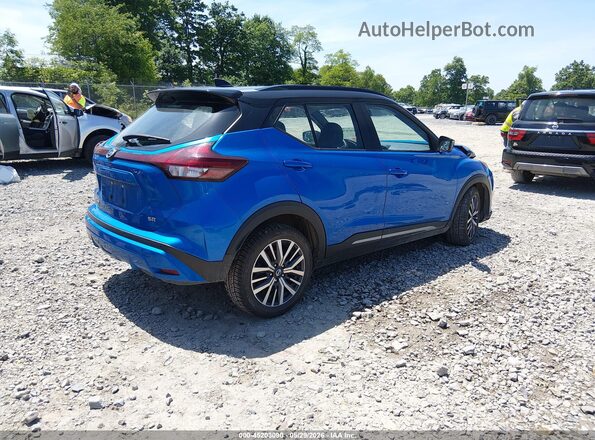 3N1CP5DV9ML497394 2021 NISSAN KICKS Blue Rear right