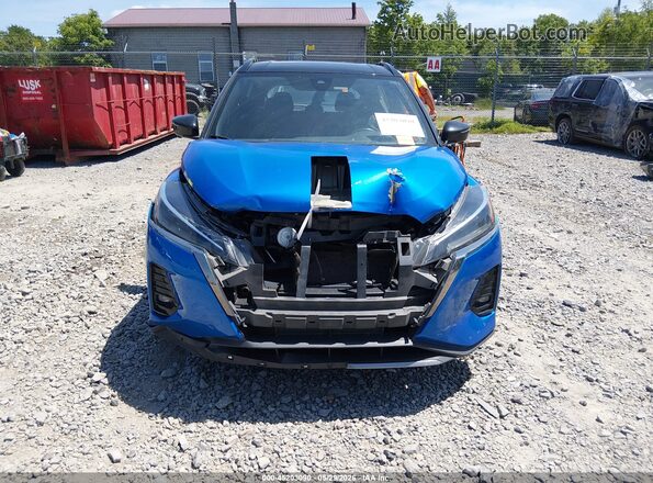 3N1CP5DV9ML497394 2021 NISSAN KICKS Blue Rear interior view