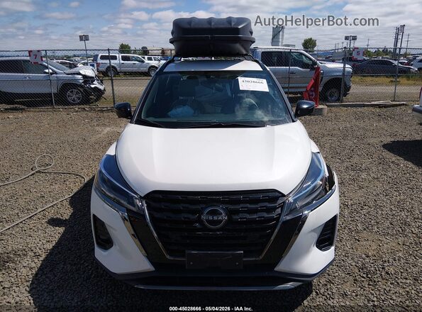3N1CP5DV9PL492765 2023 NISSAN KICKS White Вид щитка приладів
