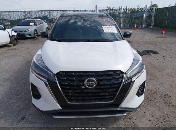 3N1CP5DVXML504983 2021 NISSAN KICKS White ხელსაწყოთა პანელის ხედი