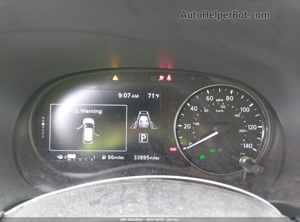 3N1CP5DVXRL534489 2024 NISSAN KICKS Серый Вид задних сидений