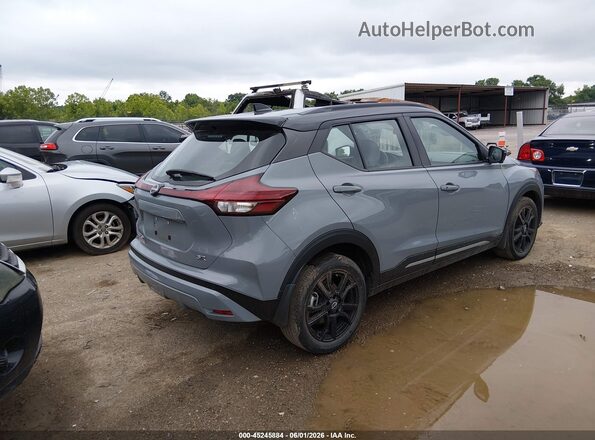 3N1CP5DVXRL534489 2024 NISSAN KICKS Серый Задняя правая четверть