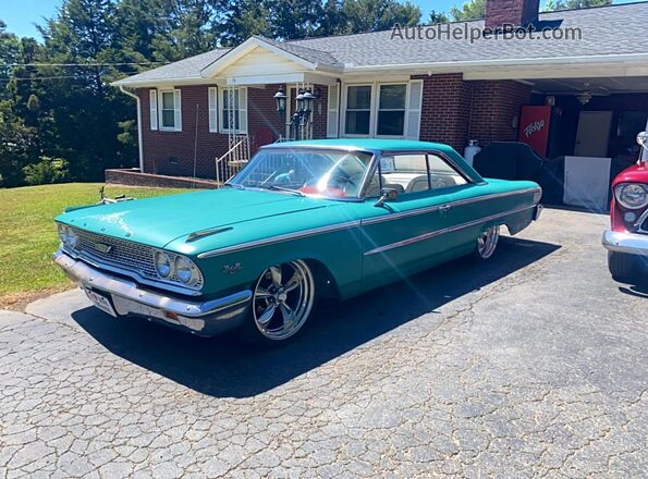 3N66Z150760 1963 FORD GALAXIE Blue Հետևի ձախ