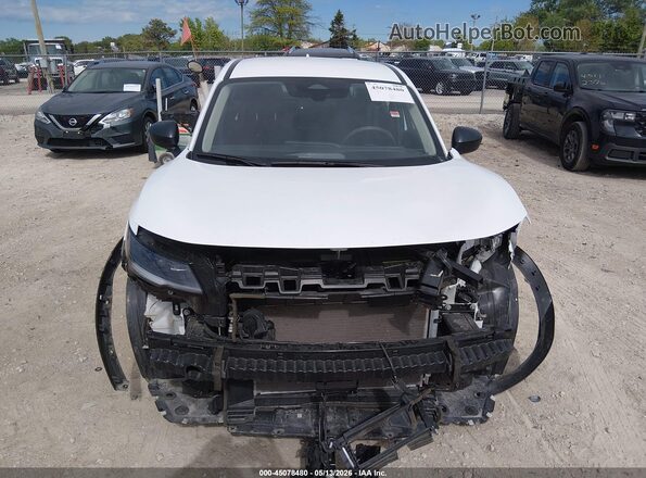 3N8AP6BB0SL365371 2025 NISSAN KICKS White Instrument cluster view