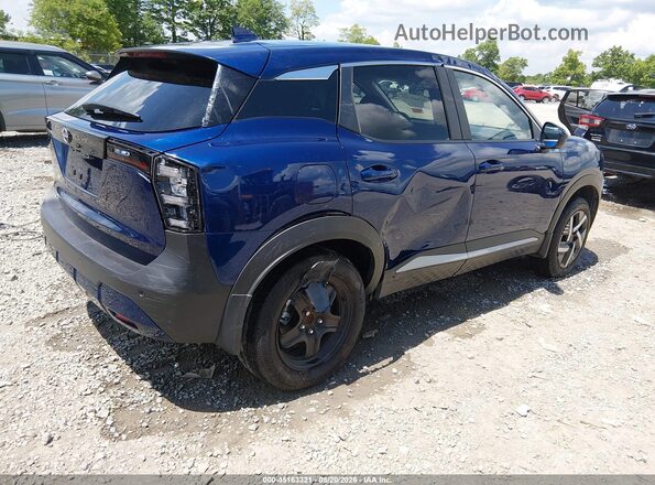 3N8AP6CA0SL425378 2025 NISSAN KICKS Синий Задняя правая четверть