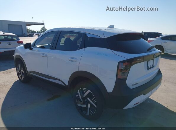 3N8AP6CA2SL393873 2025 NISSAN KICKS White Trasero izquierdo