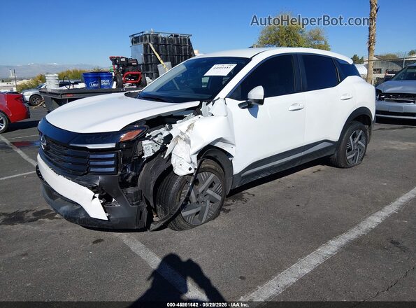 3N8AP6CA2SL425589 2025 NISSAN KICKS White Vista tres cuartos delantera izquierda