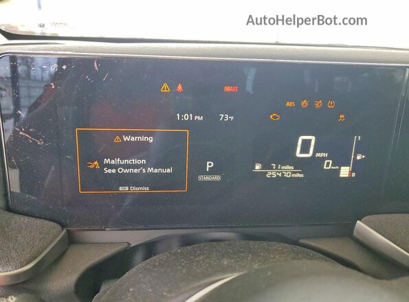 3N8AP6CA3SL306806 2025 NISSAN KICKS Black ხელსაწყოთა პანელის ხედი