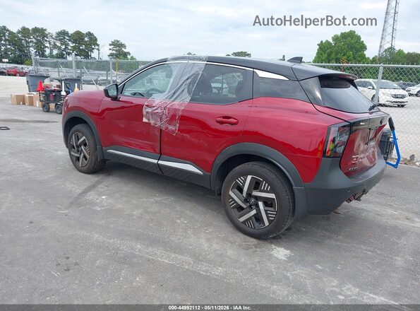 3N8AP6CA9SL412841 2025 NISSAN KICKS Burgundy Задня ліва чверть