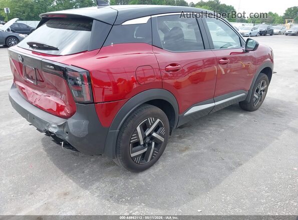3N8AP6CA9SL412841 2025 NISSAN KICKS Burgundy Задня права чверть
