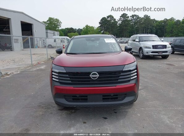 3N8AP6CA9SL412841 2025 NISSAN KICKS Burgundy Вид щитка приладів