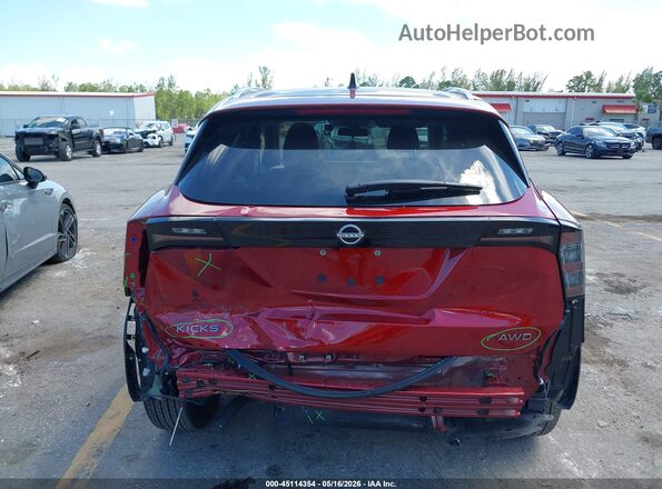 3N8AP6CB8TL323630 2026 NISSAN KICKS Red Widok z przodu