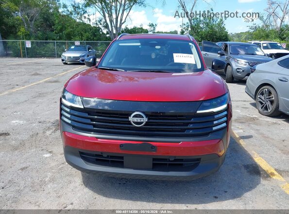 3N8AP6CB8TL323630 2026 NISSAN KICKS Red Widok wnętrza z tyłu