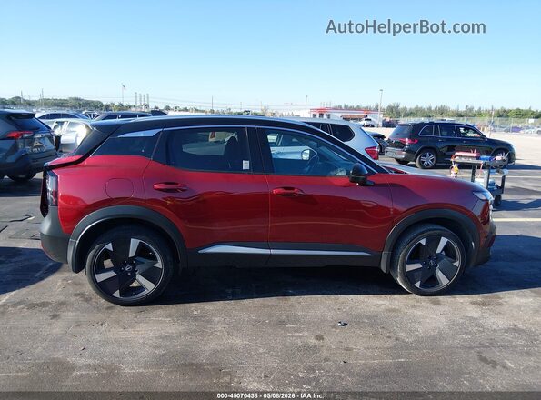 3N8AP6DA6SL378064 2025 NISSAN KICKS Red Widok wnętrza z tyłu
