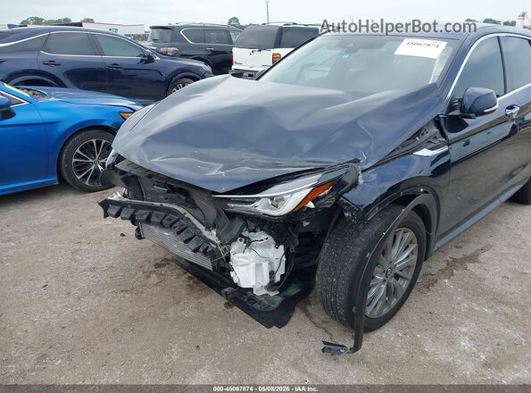 3PCAJ5AA6PF103750 2023 INFINITI QX50 Blue Դիմացի տեսք