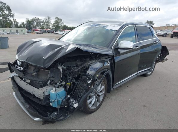 3PCAJ5BA4MF107323 2021 INFINITI QX50 Black Vista tres cuartos delantera izquierda